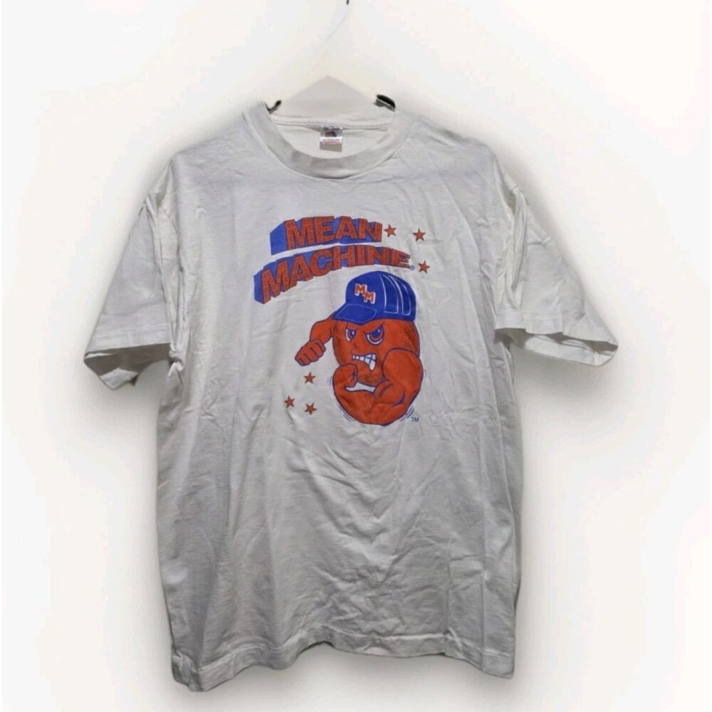 Vtg Syracuse Orangemen T Shirt CL Mean Machine Otto 1990s New York NCAA